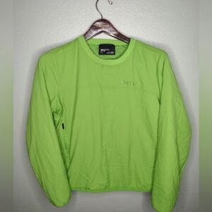 Marmot Women's Alt HB Pullover Small Lime Green Crewneck Gorpcore Top HH